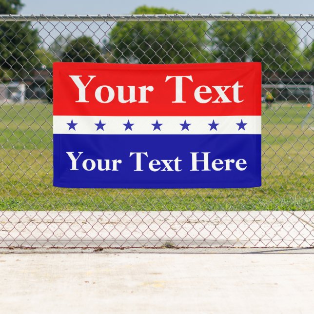 Politische Wahlkampagne anpassen Banner (Insitu)