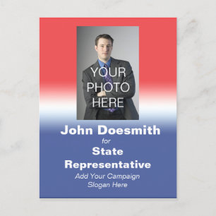 Politische Wahlkampf-Postkarte Wahl Postkarte