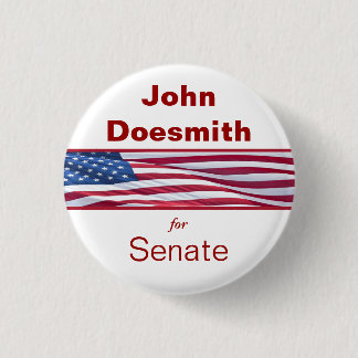 Politische Wahlkampfbuttons Button