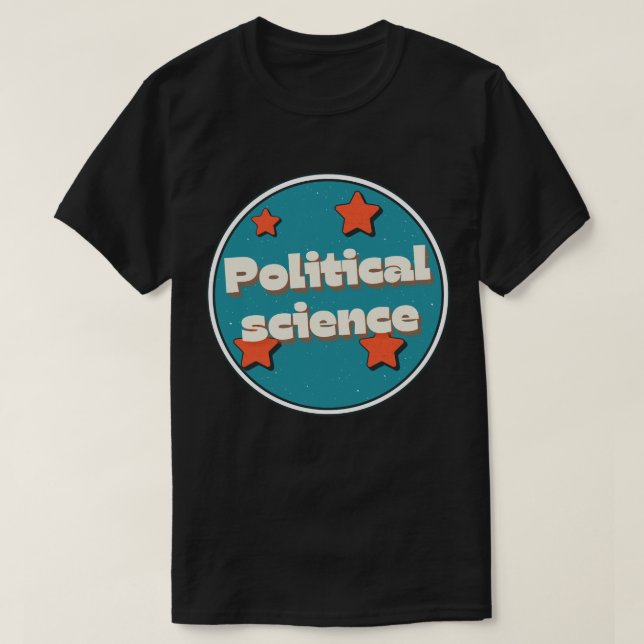 Politische Wissenschaft T-Shirt (Design vorne)