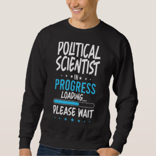 Politische Wissenschaftlerin im Gange Sweatshirt
