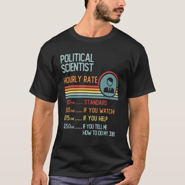 Politische Wissenschaftlerinnen und Wissenschaftle T-Shirt (Vorderseite)