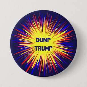 Politischer Dump-Trumpf-runder Knopf Button