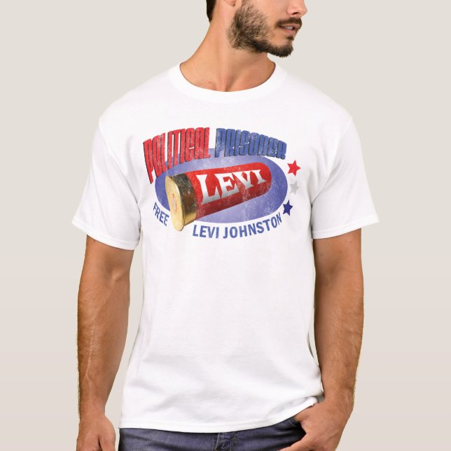 Politischer Gefangener Levi Johnston T-Shirt (Vorderseite)