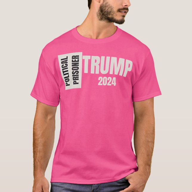 Politischer Gefangener Trump T-Shirt (Vorderseite)