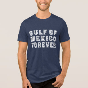 Politischer Golf von Mexiko für immer Tri-Blend Shirt