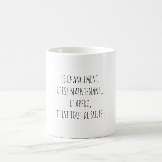 Politischer Humor Apéro Zitat Lustig Französisch Kaffeetasse