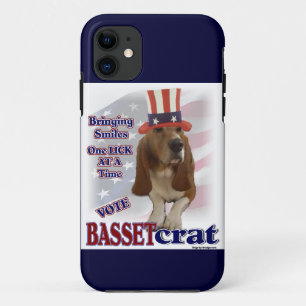 Politischer Humor im Basset Hound Case-Mate iPhone Hülle