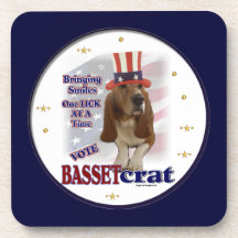 Politischer Humor im Basset Hound