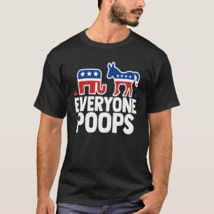 Politischer Humor in den Republikanern Alle Kackte T-Shirt