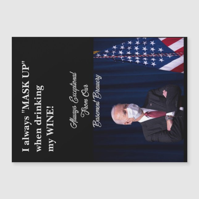 POLITISCHER HUMOR MAGNETKARTE (Vorderseite)