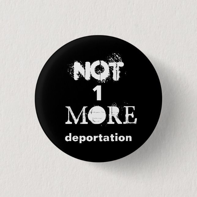 Politischer Knopf "nicht mit einen weiteren Button (Vorderseite)
