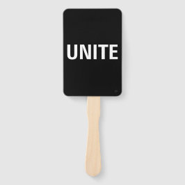 Politischer Protest der Einheit der Demokratie Fächer