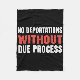 Politischer Protest Keine Deportationen ohne ordnu Fleecedecke