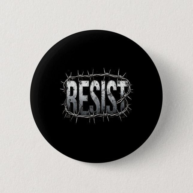 Politischer Widerstand 2 Button (Vorderseite)