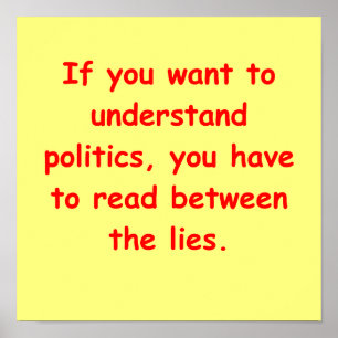 politischer Witz Poster