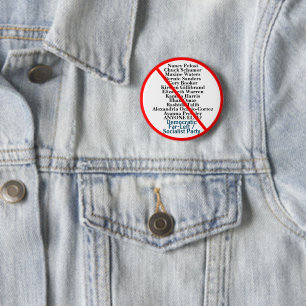 Politisches antidemokratisches und weit  sozialist button