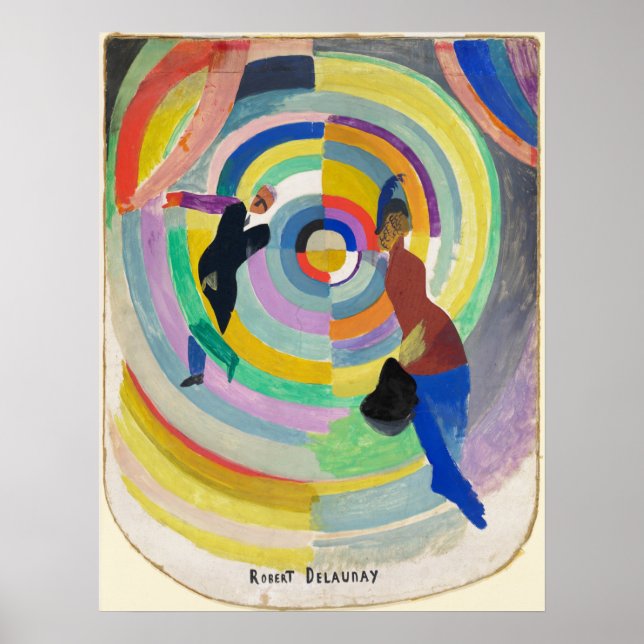 Politisches Drama - Robert Delaunay Fine Art Poste Poster (Vorne)