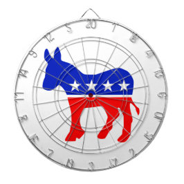Politisches Emblem des demokratischen Party (Donke Dartscheibe