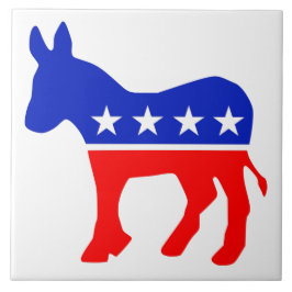 Politisches Emblem des demokratischen Party (Donke Fliese