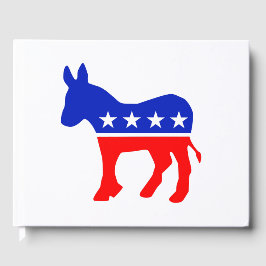 Politisches Emblem des demokratischen Party (Donke Gästebuch