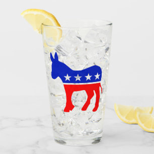 Politisches Emblem des demokratischen Party (Donke Glas