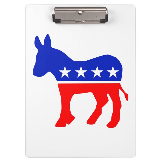 Politisches Emblem des demokratischen Party (Donke Klemmbrett (Vorderseite)