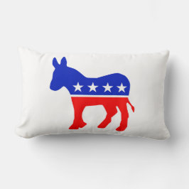 Politisches Emblem des demokratischen Party (Donke Lendenkissen