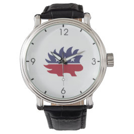 Politisches Party (Porcupine) Armbanduhr