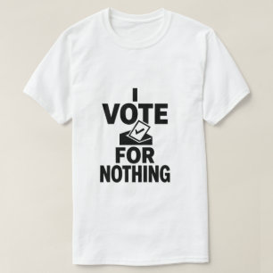 Politisches Satire-Minimal-Meme-Design T-Shirt