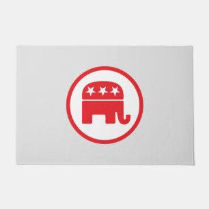 Politisches Symbol des republikanischen Party (Ele Fußmatte
