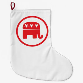 Politisches Symbol des republikanischen Party (Ele Großer Weihnachtsstrumpf