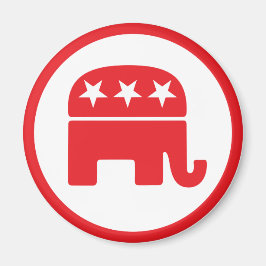Politisches Symbol des republikanischen Party (Ele Magnet