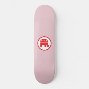 Politisches Symbol des republikanischen Party (Ele Skateboard
