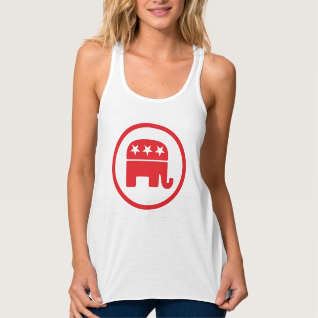Politisches Symbol des republikanischen Party (Ele Tank Top (Vorderseite)