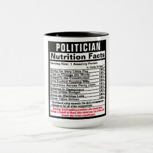 Polititiker Funny Gift Tasse