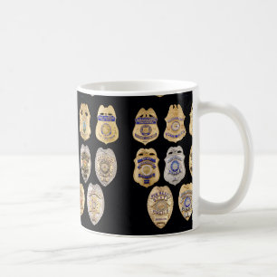 POLIZEI-ABZEICHEN-TASSE TASSE