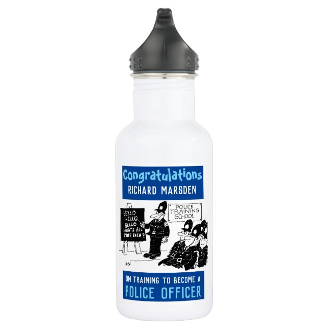Polizei-Ausbildungsschule Edelstahlflasche (Rechts)