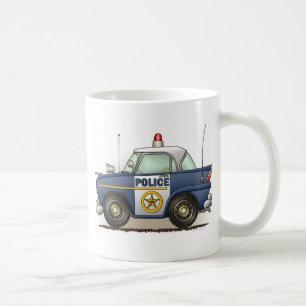 Polizei-Auto-Polizei Crusier Polizist-Auto-Tasse Tasse