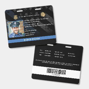 Polizei-Beamter-ID für die Strafverfolgung Ausweis