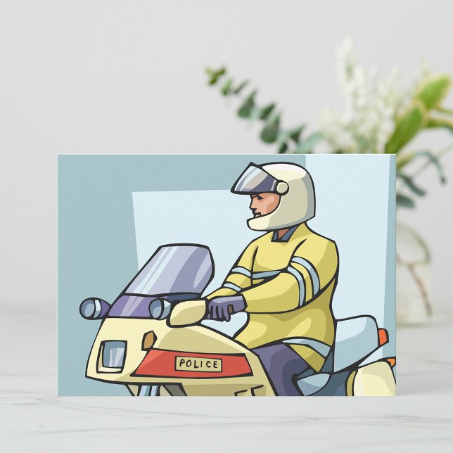 Polizei bei Einladungen für Motorräder (Von Creator hochgeladen)