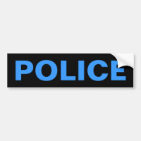 POLIZEI - blaues Logo-Emblem