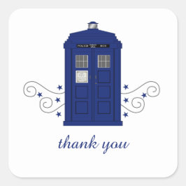 Polizei Box Danke Stickers v3