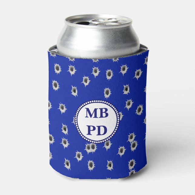 Polizei Bullet Holding Monogram Dosenkühler (Kanne Vorderseite)