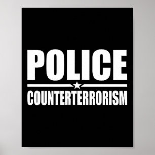 Polizei Counterterrorismus Strafverfolgung Kostüm Poster