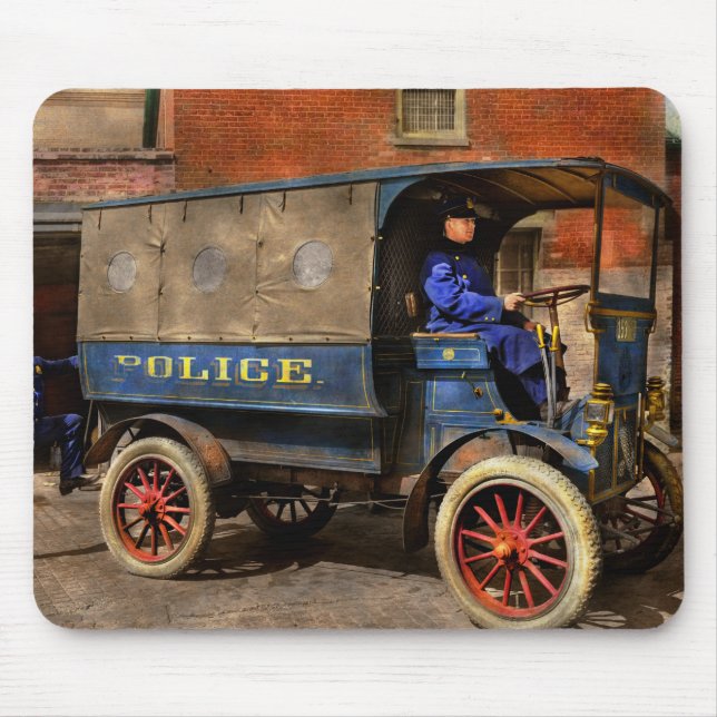 Polizei - Der Gefangenenwagen 1919 Mousepad (Vorne)