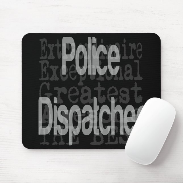 Polizei-Dispatcher Extraordinaire BENUTZERDEFINIER Mousepad (Mit Mouse)