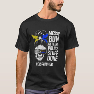 Polizei-Dispatcher Lustige Zuteilung T-Shirt