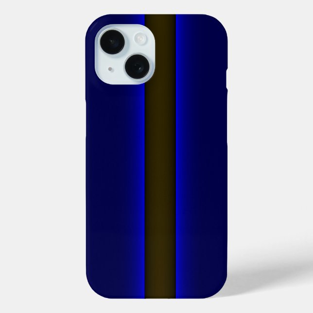 Polizei Dünne Blaue Linie Case-Mate iPhone Hülle (Rückseite)