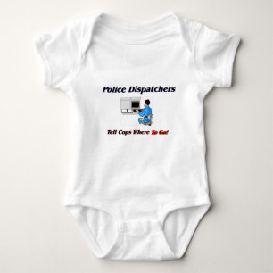 Polizei-Fahrdienstleiter Baby Strampler